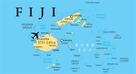 fiji islands location map.